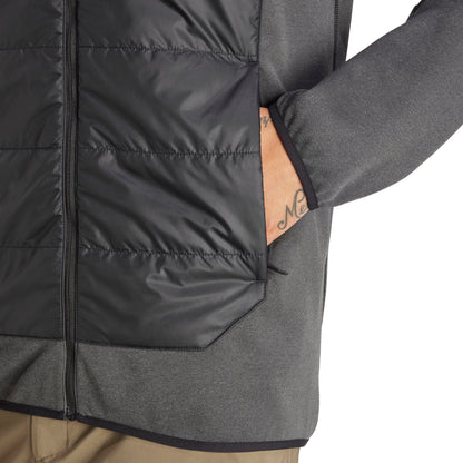 adidas Terrex Multi Hybrid Hooded Mens Insulated Jacket - Black