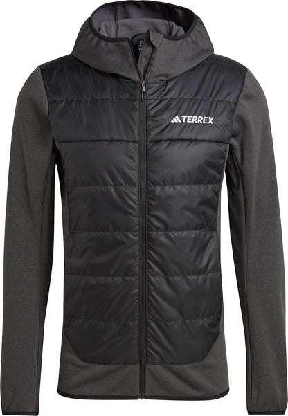adidas Terrex Multi Hybrid Hooded Mens Insulated Jacket - Black