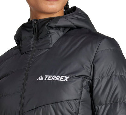 adidas Terrex Multi Light Hooded Womens Down Jacket - Black