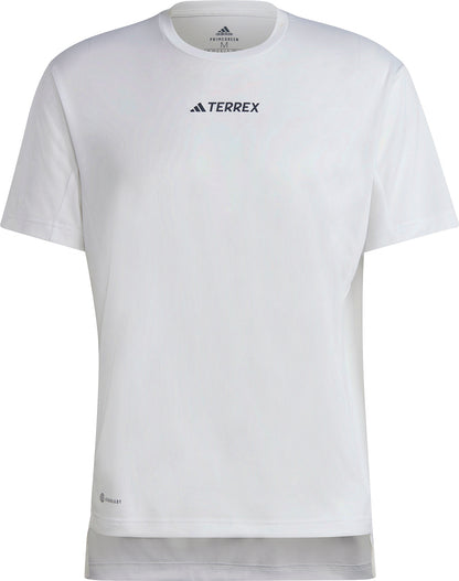 adidas Terrex Multi Short Sleeve Mens Running Top - White