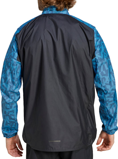 adidas Terrex Trail Mens Running Jacket - Blue