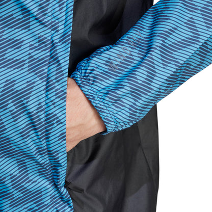 adidas Terrex Trail Mens Running Jacket - Blue