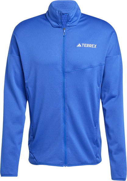 adidas Terrex Xperior ClimaWarm Light Fleece Mens Walking Jacket - Blue