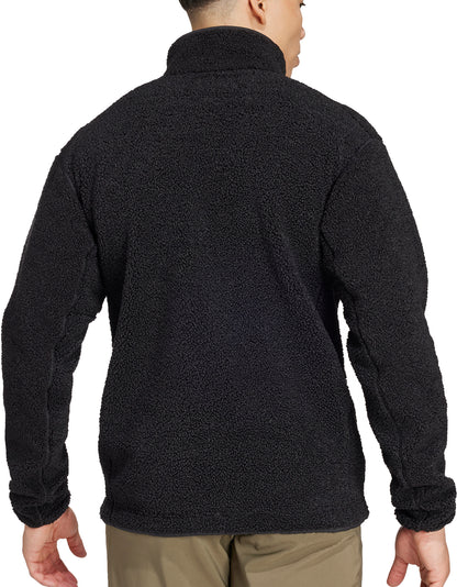 adidas Terrex Xploric High Pile Fleece Mens Sweatshirt - Black