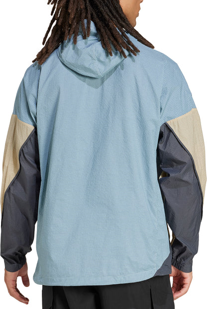 adidas Terrex Xploric Wind Mens Anorak Jacket - Blue