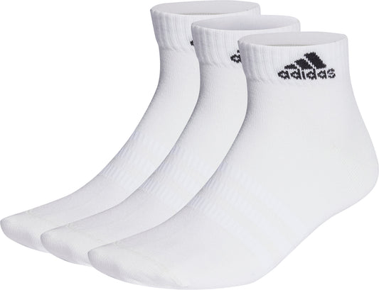 adidas Thin And Light (3 Pack) Ankle Socks - White