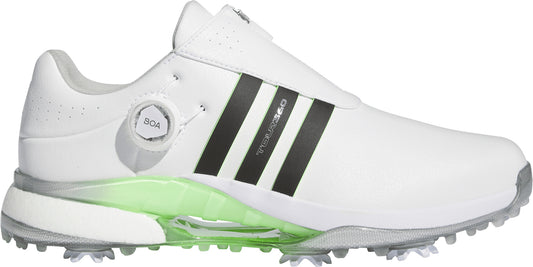 adidas Tour360 24 BOA Mens Golf Shoes - White