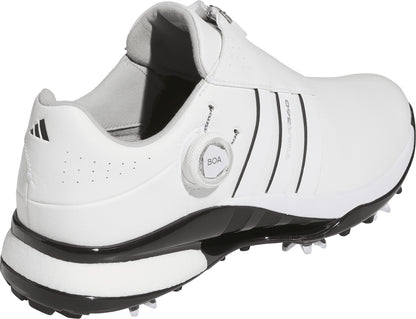 adidas Tour360 24 BOA Mens Golf Shoes - White