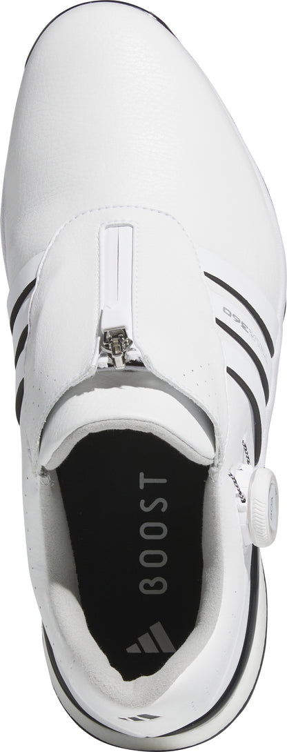 adidas Tour360 24 Spiked BOA WIDE FIT Mens Golf Shoes - White