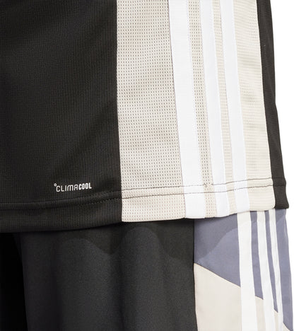 adidas Train Essentials ColourBlock Short Sleeve Mens Training Top - Black