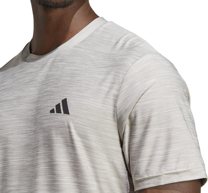 adidas Train Essentials Stretch Short Sleeve Mens Training Top - Grey