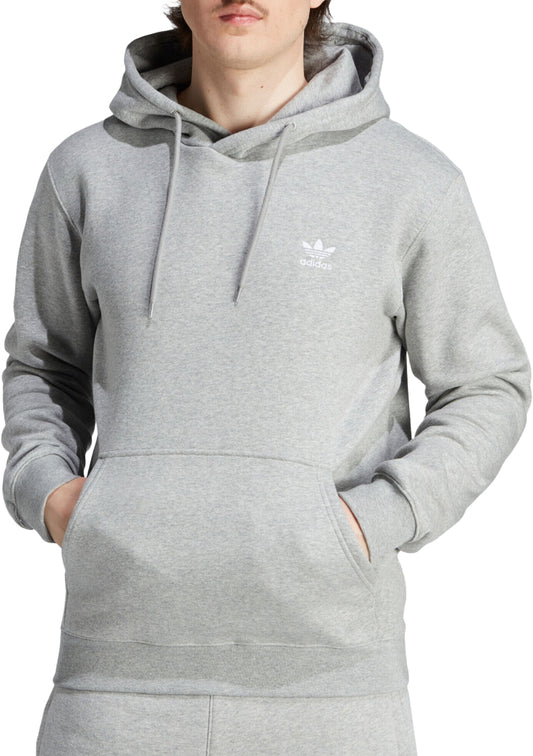 adidas Trefoil Essentials Mens Hoody - Grey