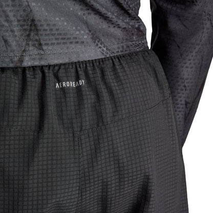 adidas Ultimate 2 In 1 Mens Running Shorts - Black