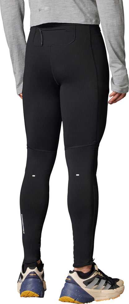 adidas Ultimate Conquer The Elements Warm Mens Long Running Tights - Black