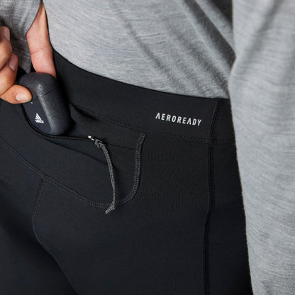 adidas Ultimate Conquer The Elements Warm Mens Long Running Tights - Black