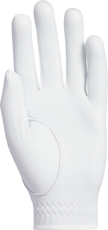 adidas Ultimate Leather Single Left Hand Golf Glove - White