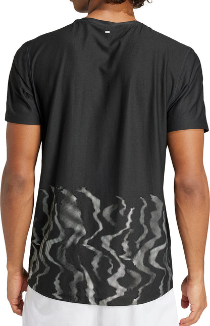 adidas Ultimate UB Short Sleeve Mens Running Top - Black