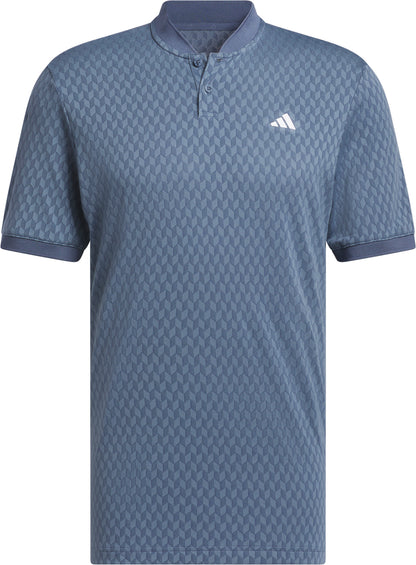 adidas Ultimate365 Tour HEAT.RDY Short Sleeve Mens Golf Polo Shirt - Blue