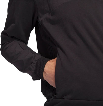 adidas Ultimate365 Tour Half-Zip Long Sleeve Womens Golf Top - Black