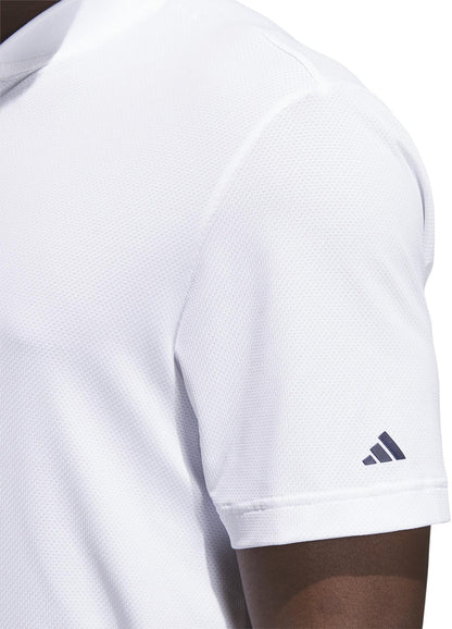 adidas Ultimate365 Tour Short Sleeve Mens Golf Polo Shirt - White