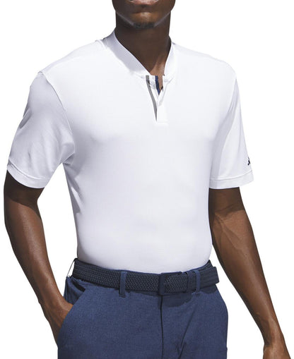adidas Ultimate365 Tour Short Sleeve Mens Golf Polo Shirt - White