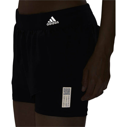 adidas Adapt To Chaos 2 In 1 Womens Running Shorts - Black - Start Fitness