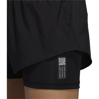 adidas Adapt To Chaos 2 In 1 Womens Running Shorts - Black - Start Fitness
