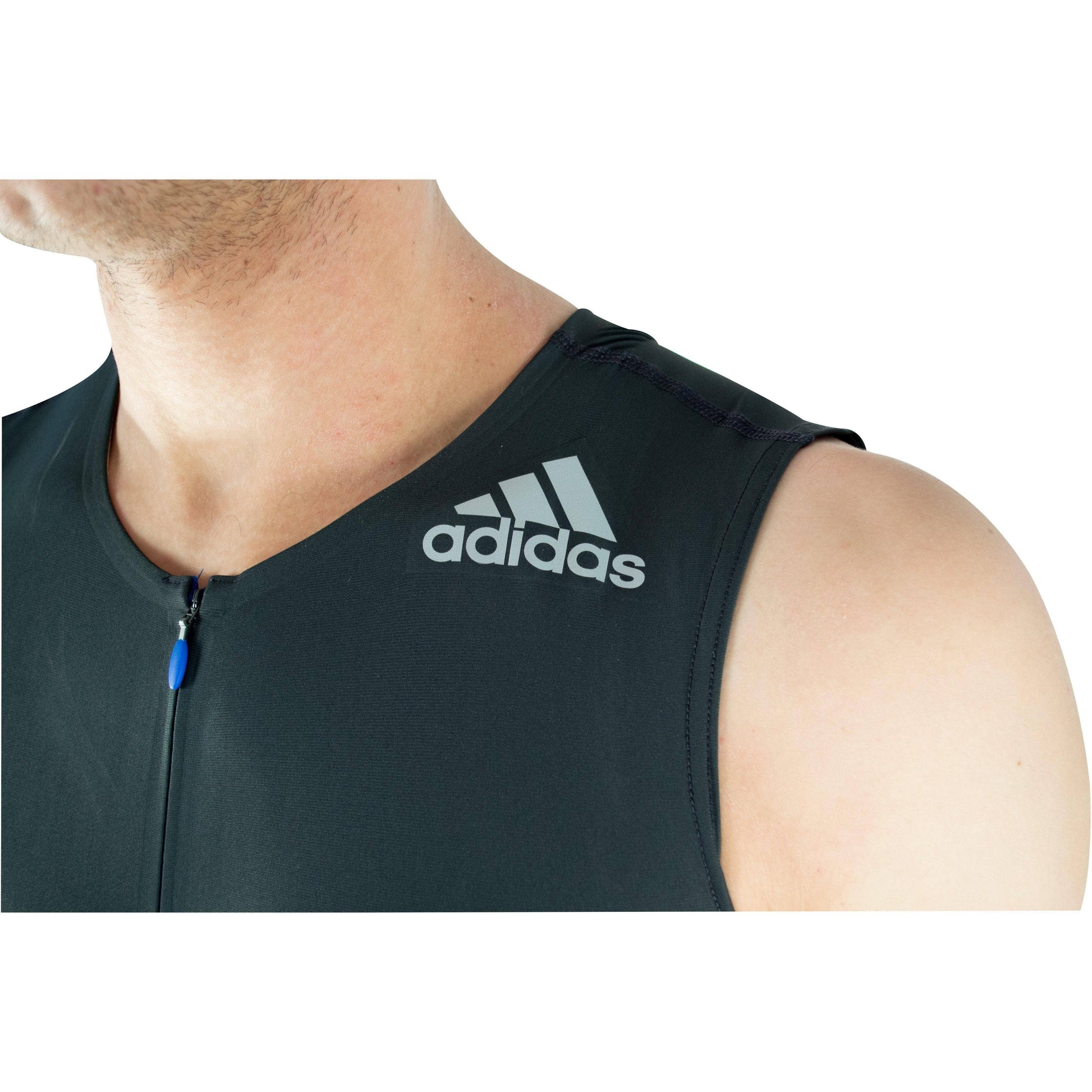 adidas Adizero Sleeveless Mens Sprint Suit - Black - Start Fitness