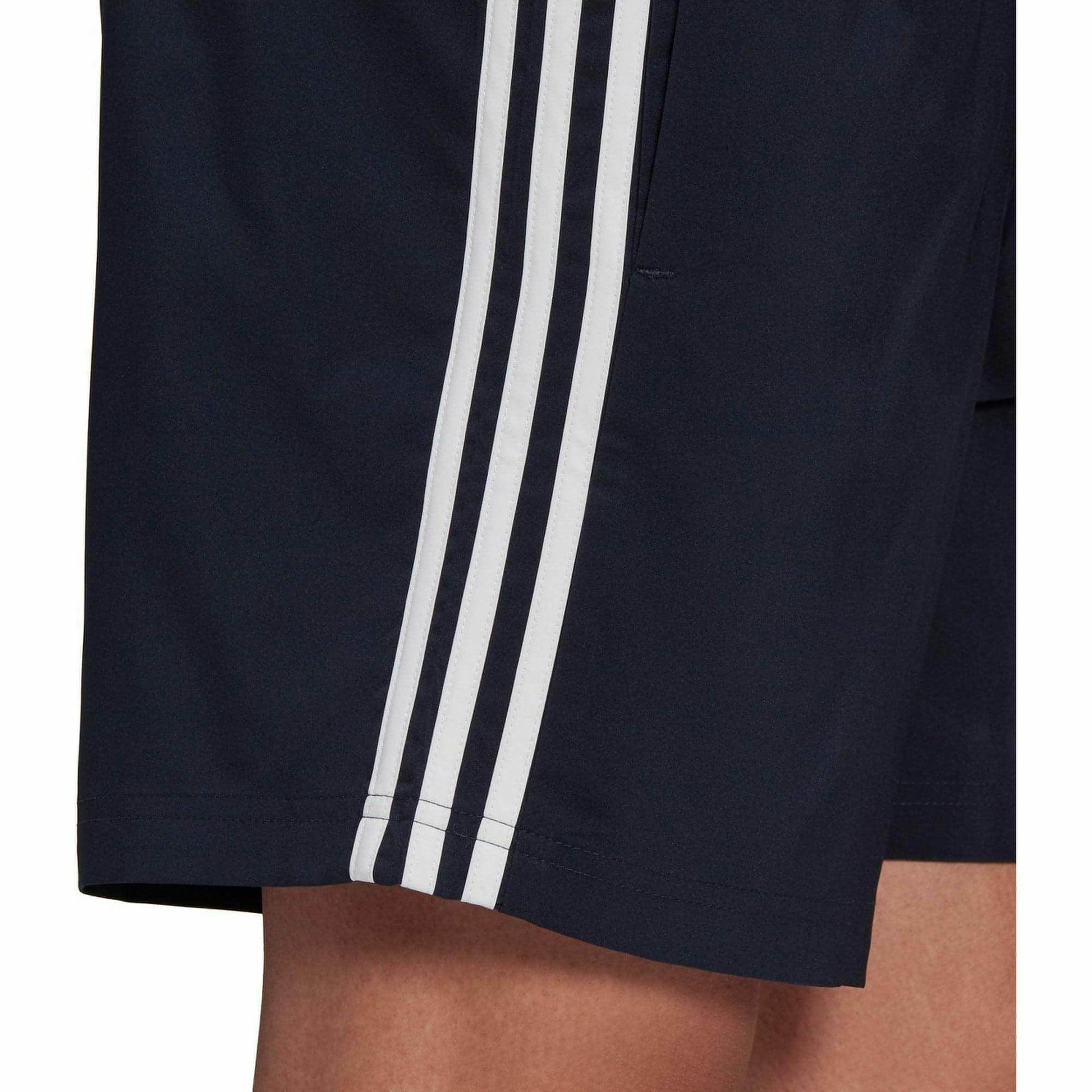 adidas AeroReady Essentials Chelsea 3 Stripe Mens Training Shorts - Navy - Start Fitness
