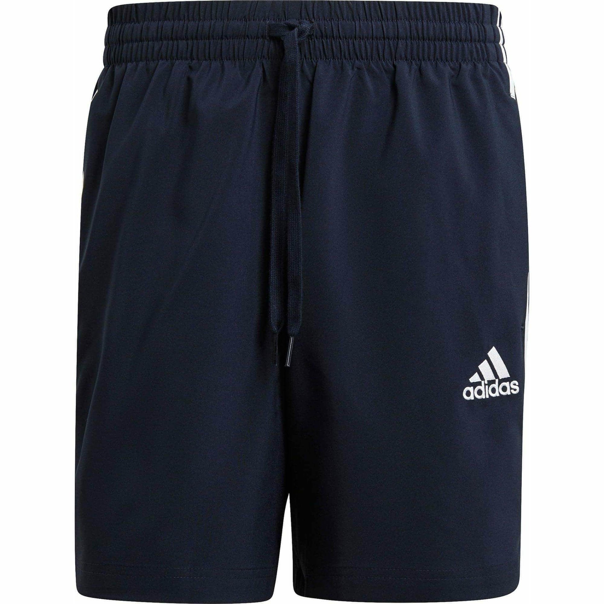 adidas AeroReady Essentials Chelsea 3 Stripe Mens Training Shorts - Navy - Start Fitness
