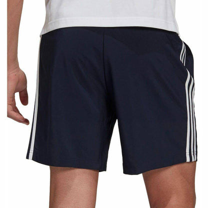 adidas AeroReady Essentials Chelsea 3 Stripe Mens Training Shorts - Navy - Start Fitness