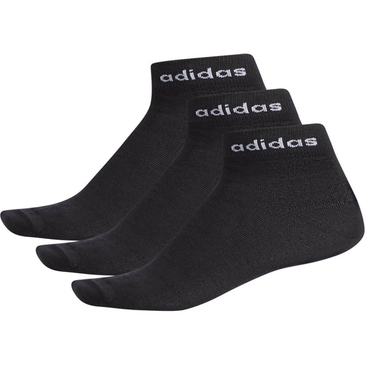adidas Ankle (3 Pack) Training Socks - Black - Start Fitness