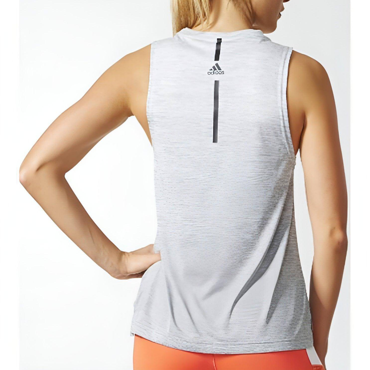 adidas Boxtank Melange Womens Vest Tank Top - White - Start Fitness