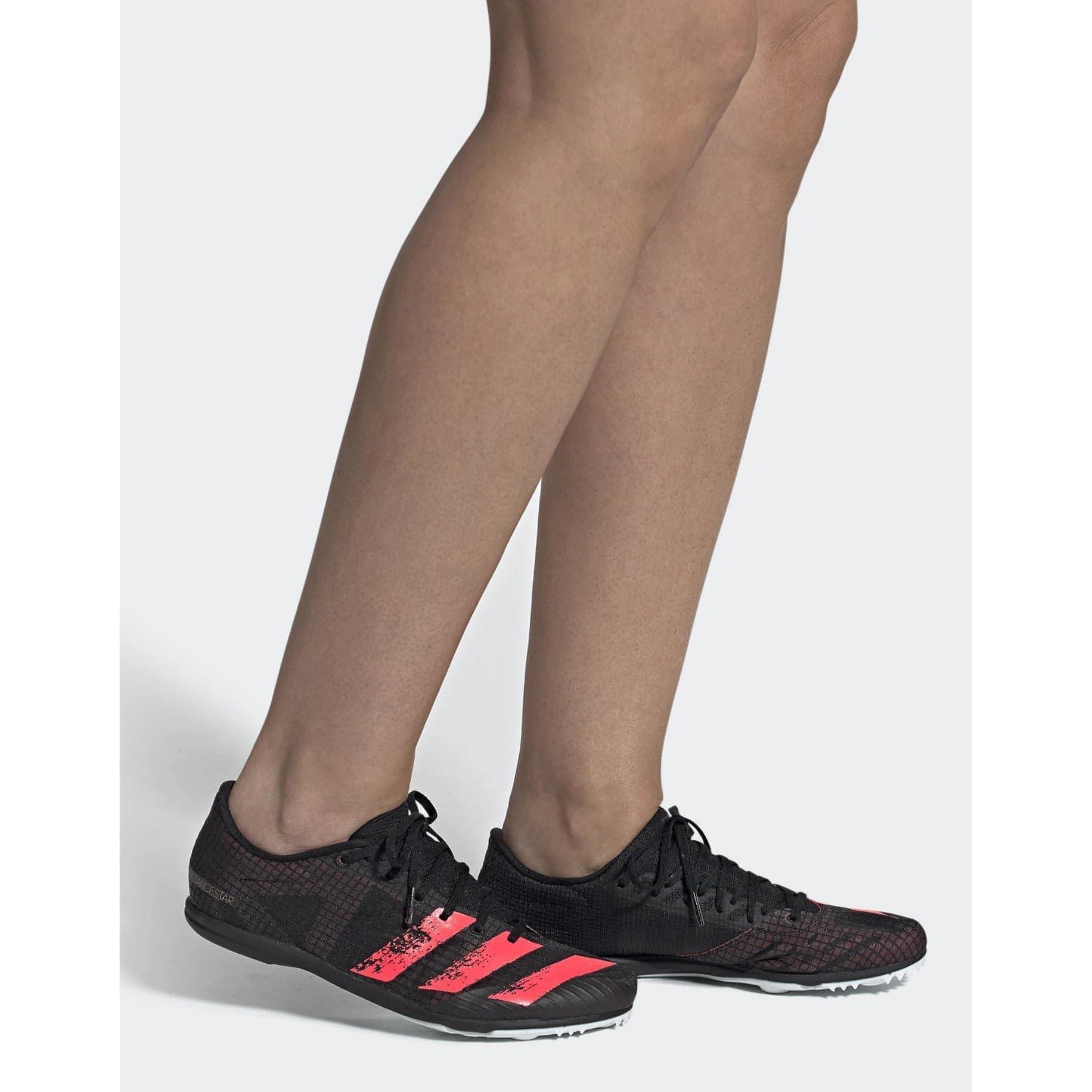 adidas Distancestar Womens Running Spikes - Black - Start Fitness