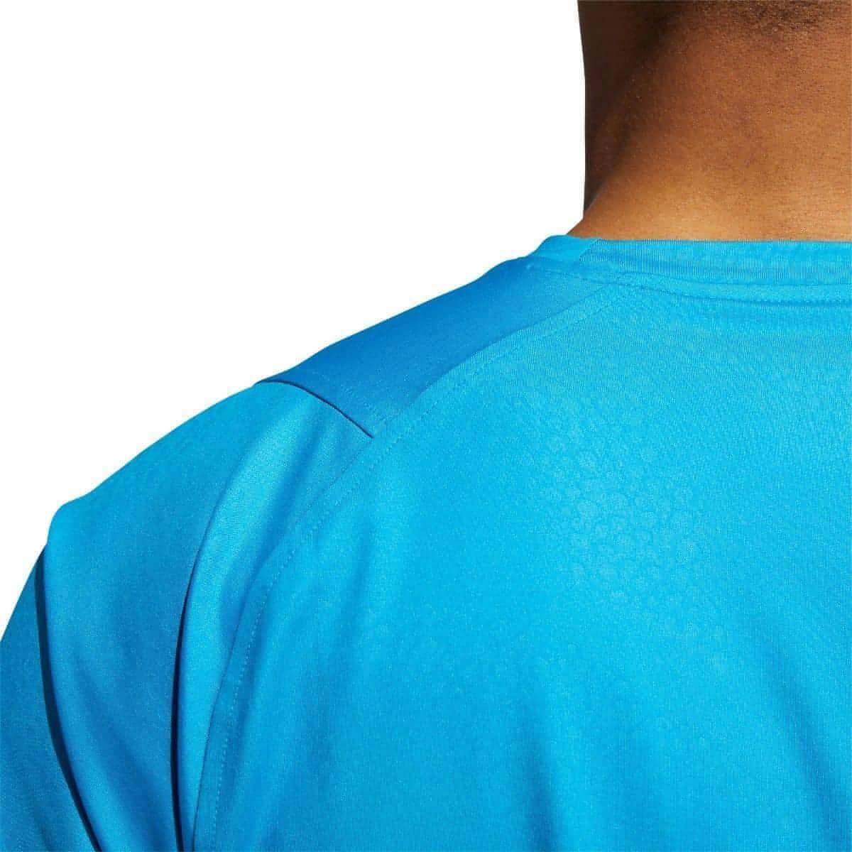 adidas Freelift PrimeBlue Short Sleeve Mens Training Top - Blue - Start Fitness