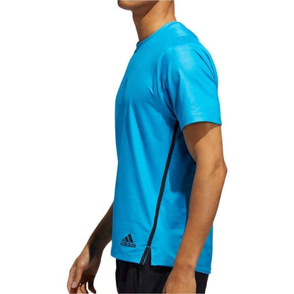 adidas Freelift PrimeBlue Short Sleeve Mens Training Top - Blue - Start Fitness