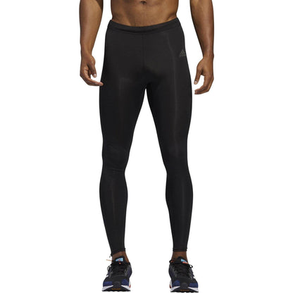 adidas Own The Run Mens Long Running Tights - Black - Start Fitness