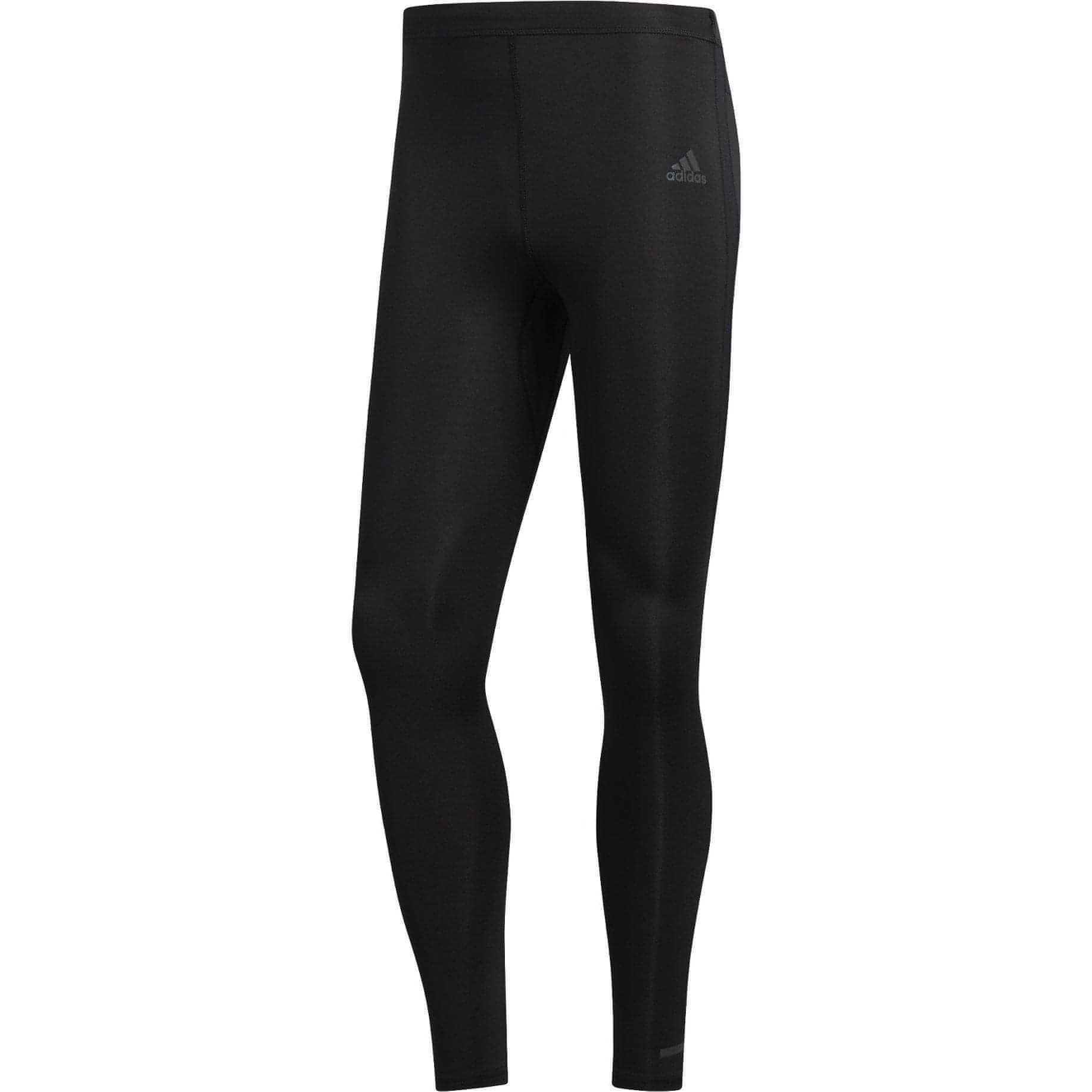 adidas Own The Run Mens Long Running Tights - Black - Start Fitness