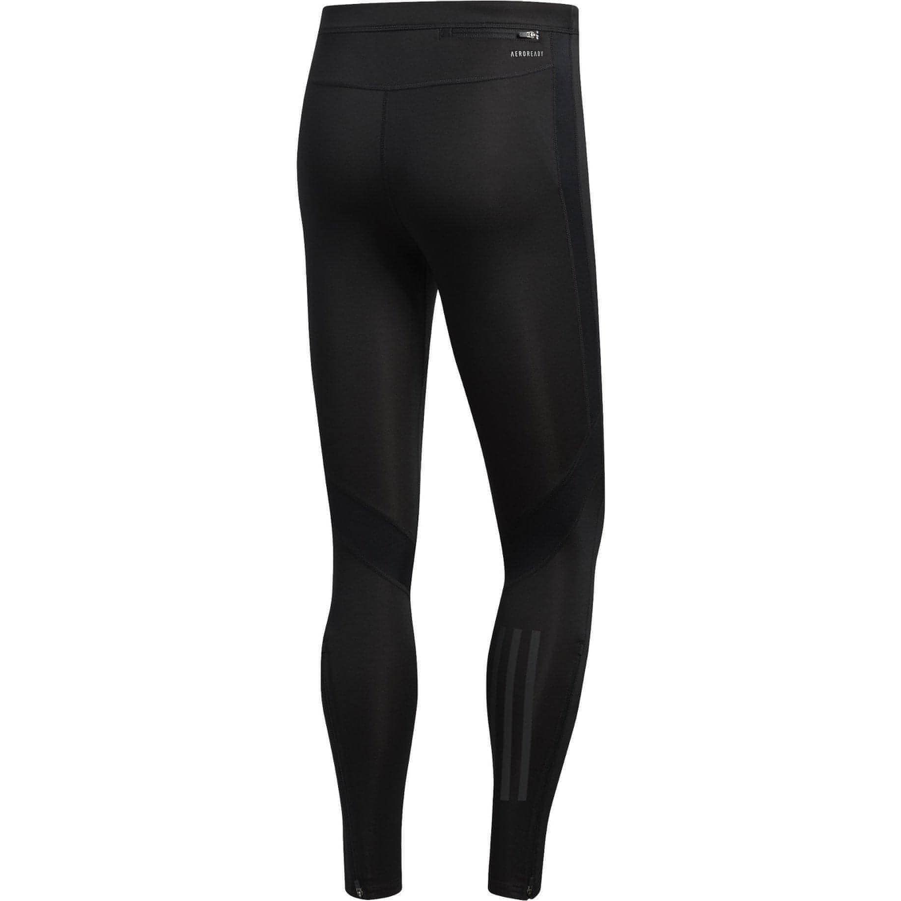 adidas Own The Run Mens Long Running Tights - Black - Start Fitness