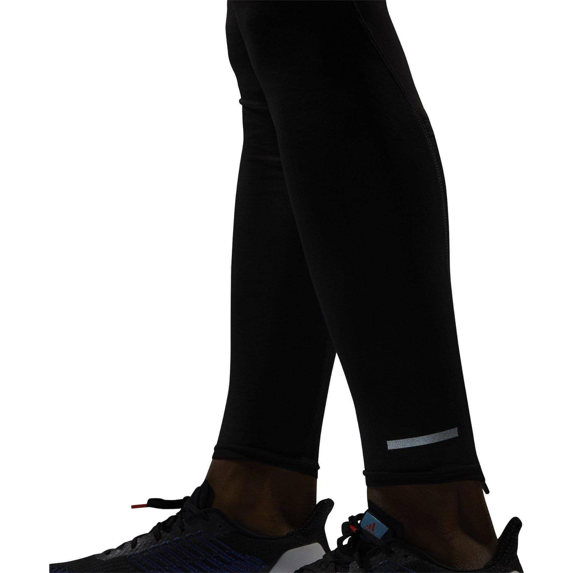 adidas Own The Run Mens Long Running Tights - Black - Start Fitness