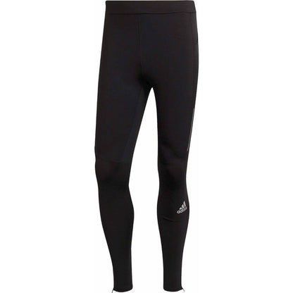adidas Own The Run Mens Long Running Tights - Black - Start Fitness