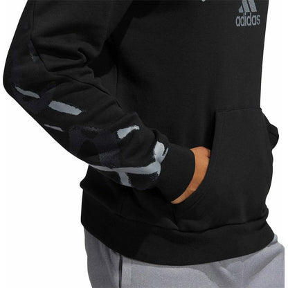 adidas Reverse Retro Future Icons Graphic Mens Hoody - Black - Start Fitness