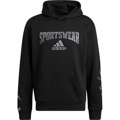 adidas Reverse Retro Future Icons Graphic Mens Hoody - Black - Start Fitness