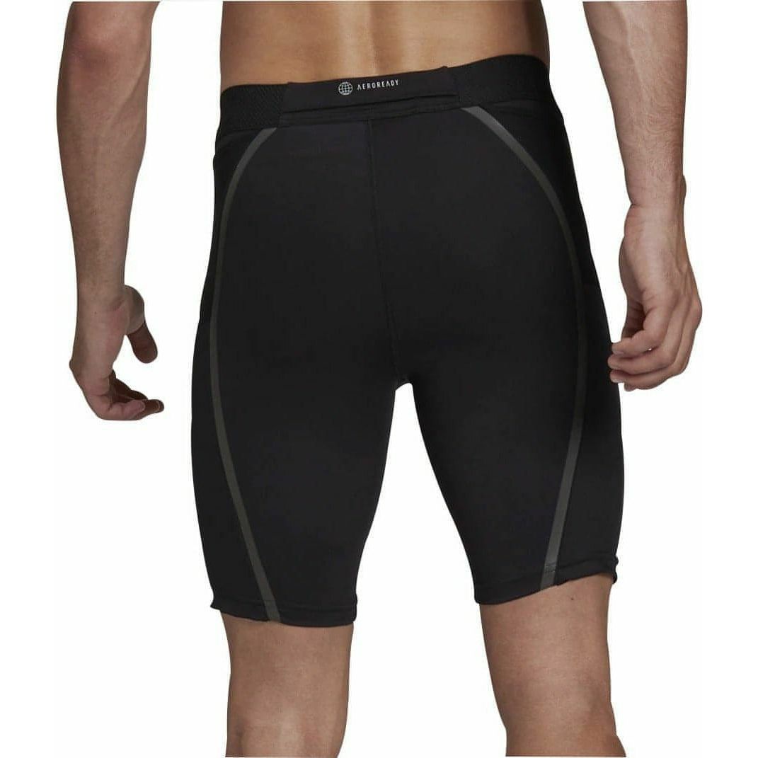 adidas Saturday Mens Short Running Tights - Black - Start Fitness