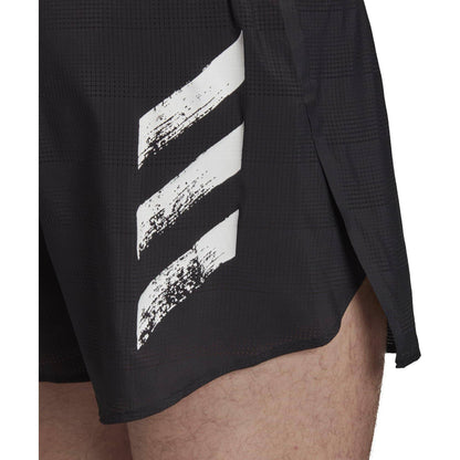 adidas Speed Split Mens Running Shorts - Black - Start Fitness