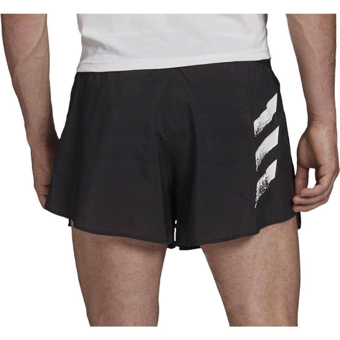 adidas Speed Split Mens Running Shorts - Black - Start Fitness