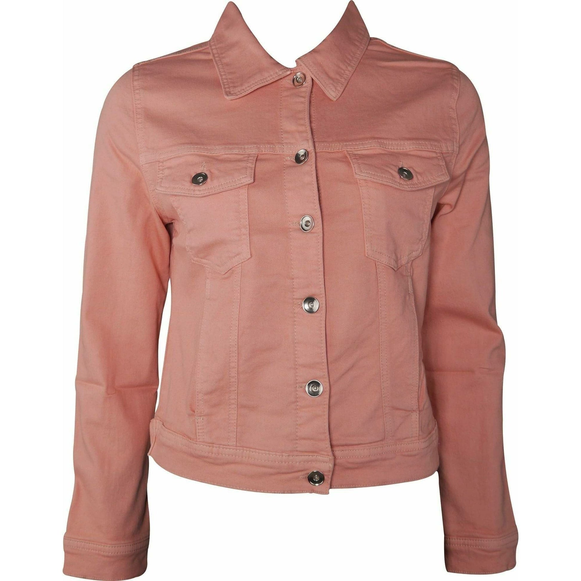 Amara Reya AR Feather Womens Denim Jacket - Pink - Start Fitness
