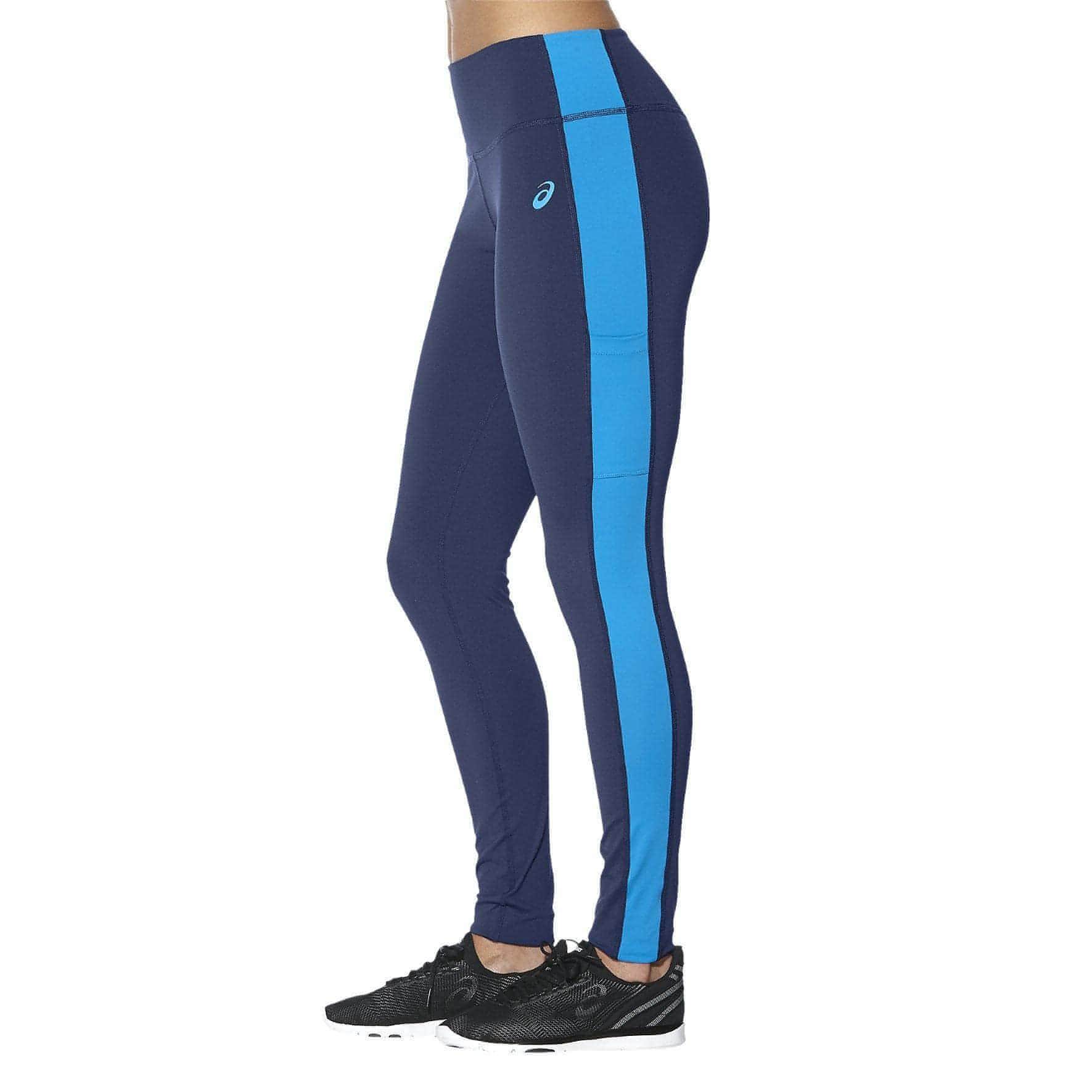 Asics 7/8 Womens Running Tights - Blue - Start Fitness