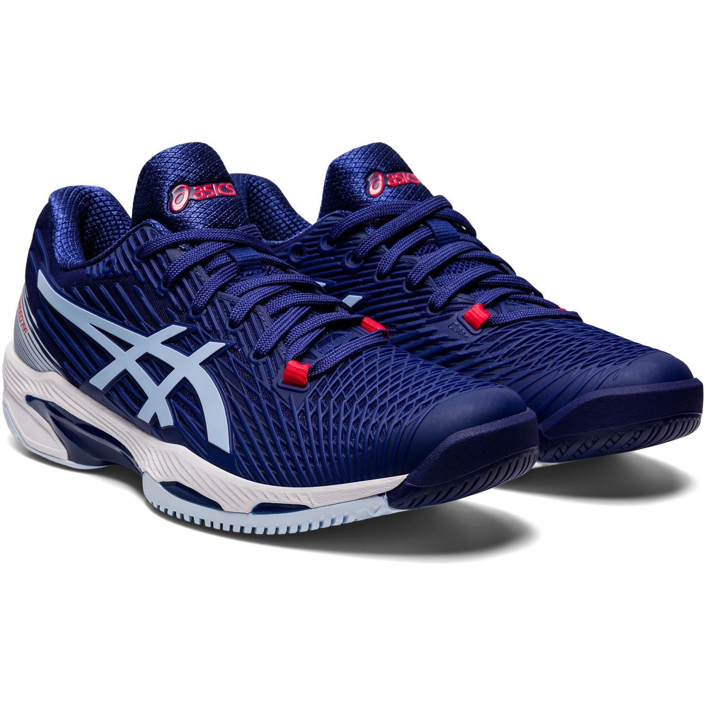 Asics Solution Speed FF 2 Womens Tennis Shoes Blue Start Fitness
