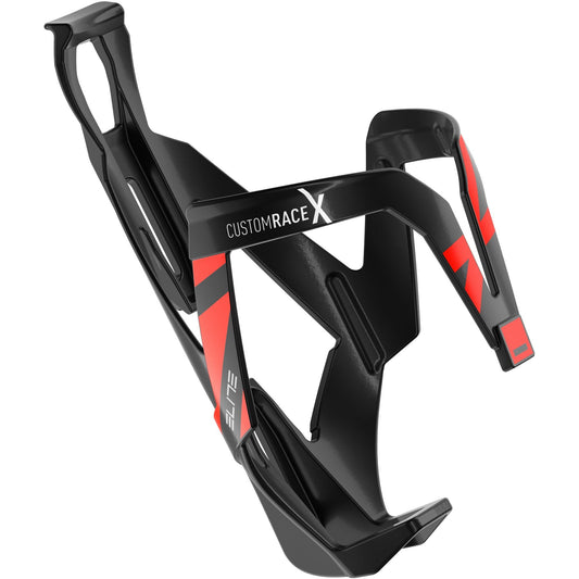 Elite Custom Race X Resin Bottle Cage - Black and Red